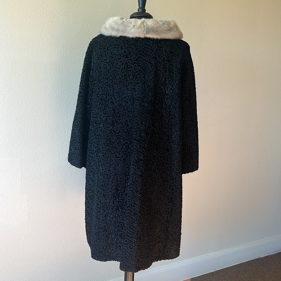 Astrakin Vintage Persian Lamb Swing Coat. PreLoved - Picture 3 of 8